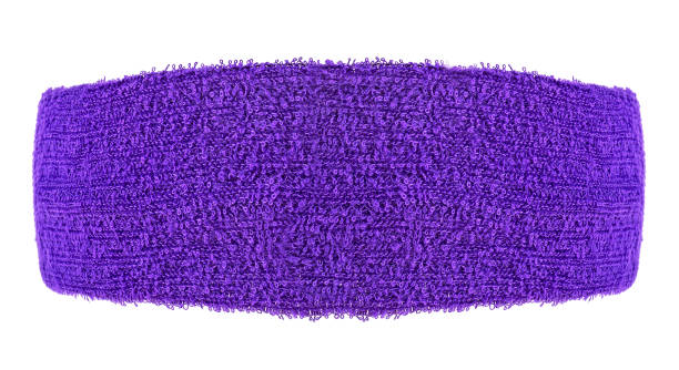 istock Violet training headband isolated on a white background. Sport equipment. 2152630234