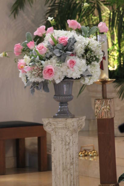 istock Wedding Flowers inside Church 2152631018