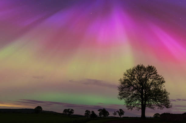istock Multi colored Aurora from Southern Scotland 2152631078