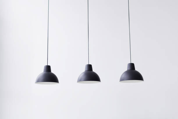istock Hanging black metal lamp 2152632701