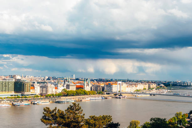 Beautiful view of Budapest and Danube river, Hungary.