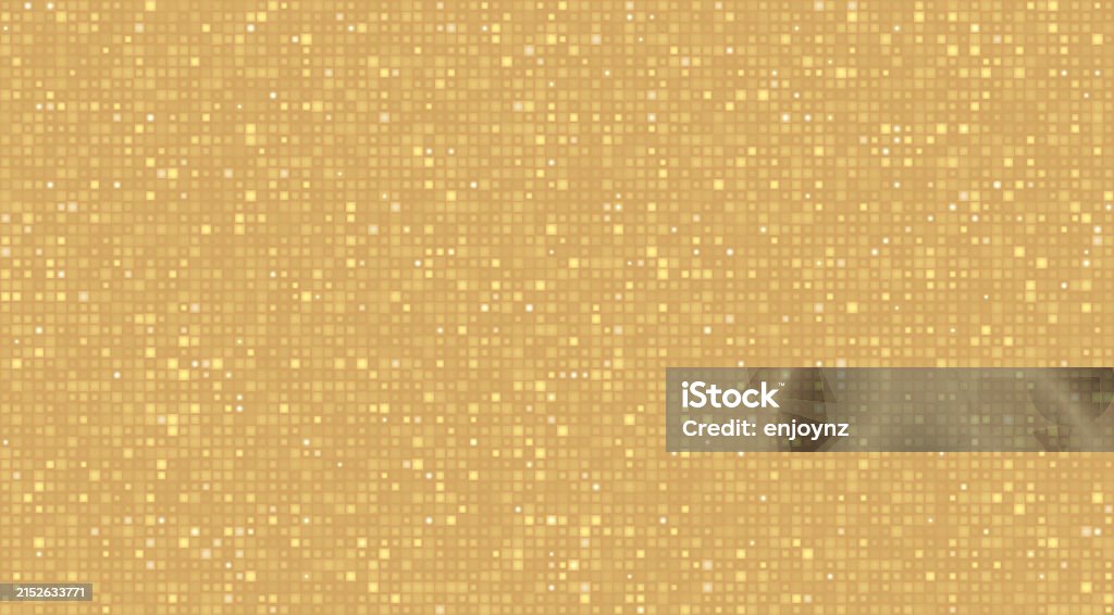 Seamless golden glittering sequins background Shiny gold colored sparkling sequin glittering squares background. Seamless vector illustration Glittering stock vector Seamless golden glittering sequins background Shiny gold colored sparkling sequin glittering squares background. Seamless vector illustration Glittering stock vector