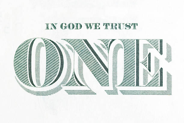 In God We Trust - inscription from the dollar bill