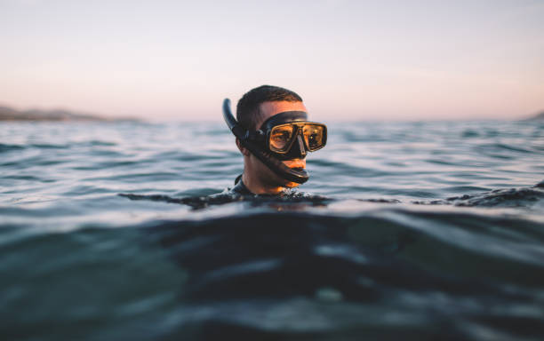 istock Freediver submerged up to his head 2152635839