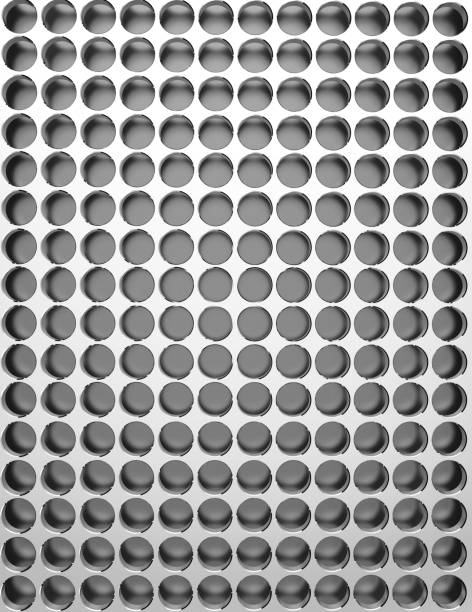 Abstract background: many circles, spiral, light and shadow. Pan bottom surface