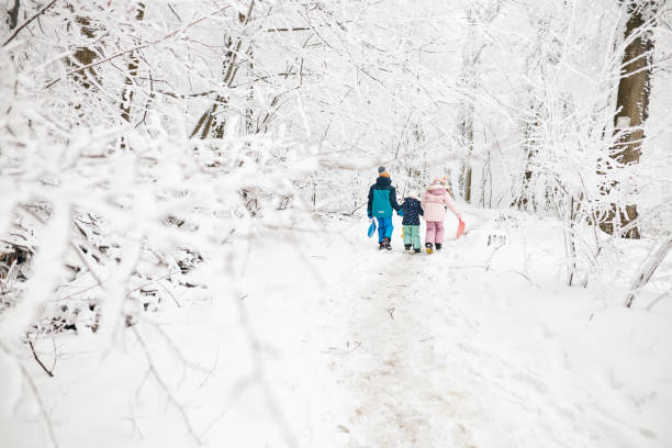 istock Beautiful children enjoying winter day 2152640960