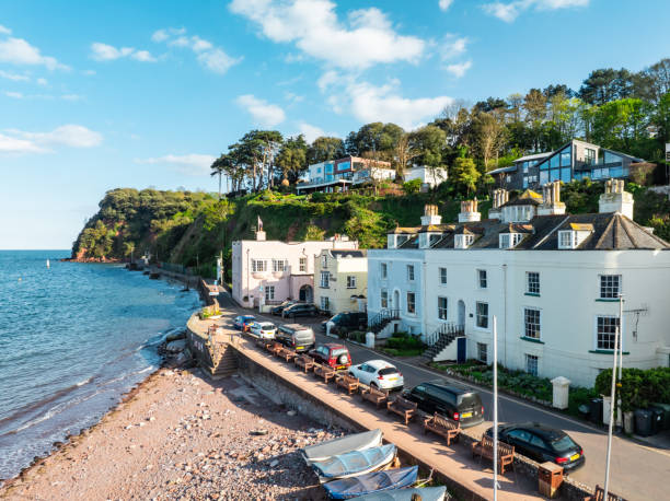 istock Drone view of Teignmouth & Shaldon, Devon, UK 2152647814