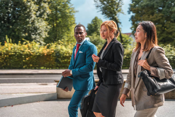 istock Successful Multiracial Business People On Their Way To Work 2152658988
