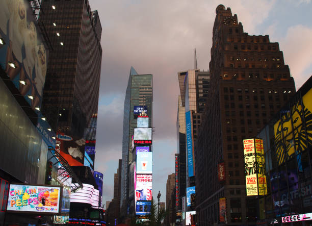 New York City Times Square crowded