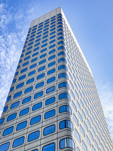 istock Modern Skyscraper Soaring into the Azure Sky, Hong Kong 2152664359