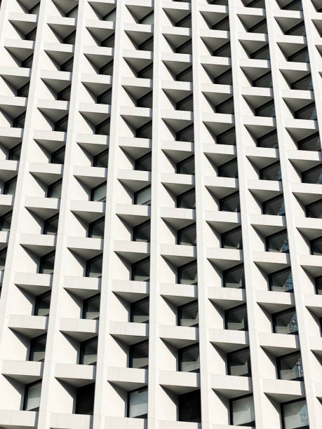 istock Intricate Geometric Balconies in Urban Architectural Marvel 2152664368