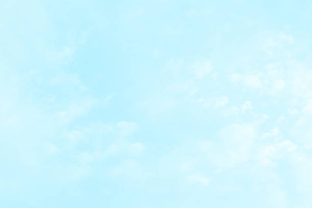 istock Pastel blue sky with white fluffy cloud. Summer holiday sky background. 2152674926