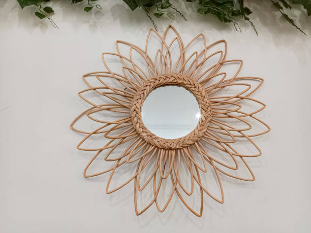 istock Ornamental wall mirror background. Interior decorations details. 2152676211