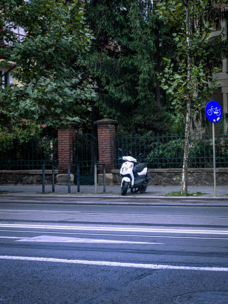 istock How not to park a scooter 2152679337