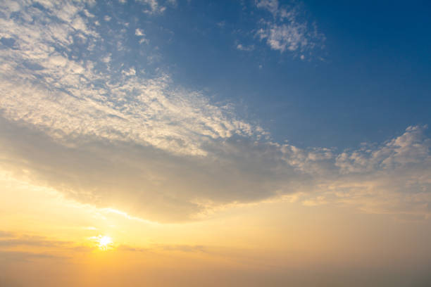 istock Beautiful sky at sunset as a background 2152681082