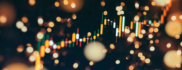 istock Business or Trading crypto currency technical price with indicator on chart screen trend 2152687216