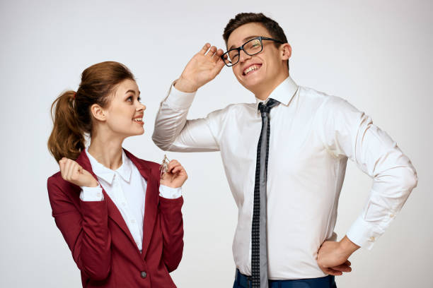 istock Business men and women work colleagues office team light background 2152691528
