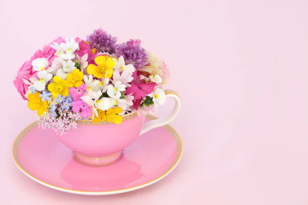 istock Surreal Summer Fun Flower Teacup Abstract Design 2152692078