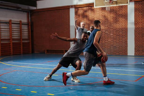 istock Coworkers bonding at basketball. 2152693182