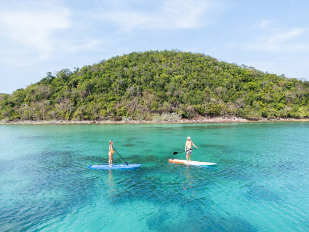 istock Paddleboarding Adventure in a Tropical Cove 2152693882