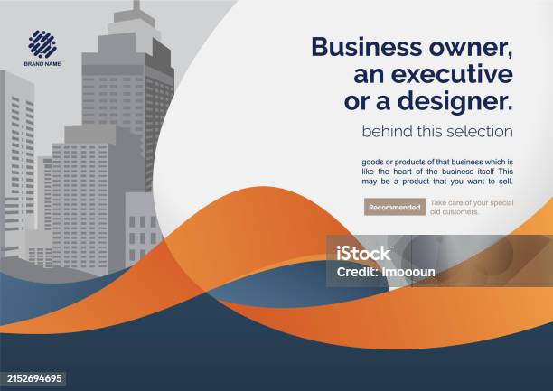 Template Vector Layout Modern Design Size Horizontal Stock Illustration ...