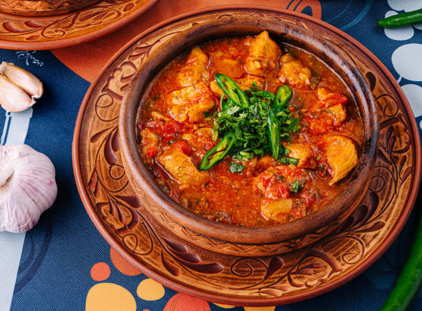 istock Traditional clay pot stews with herbs 2152694970