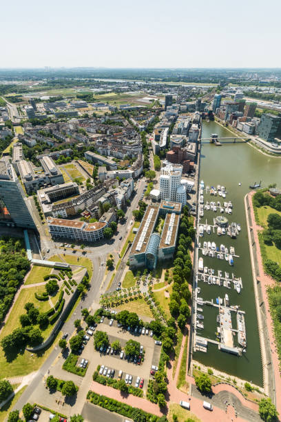 istock View from the TV Tower Rheinturm in Dusseldorf, Germany 2152696392
