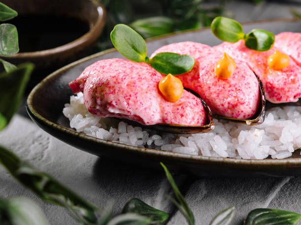 istock Gourmet lobster sushi on elegant plate 2152696904