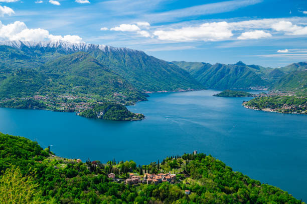 istock A panorama of Lake Como, photographed from Perledo. 2152696933
