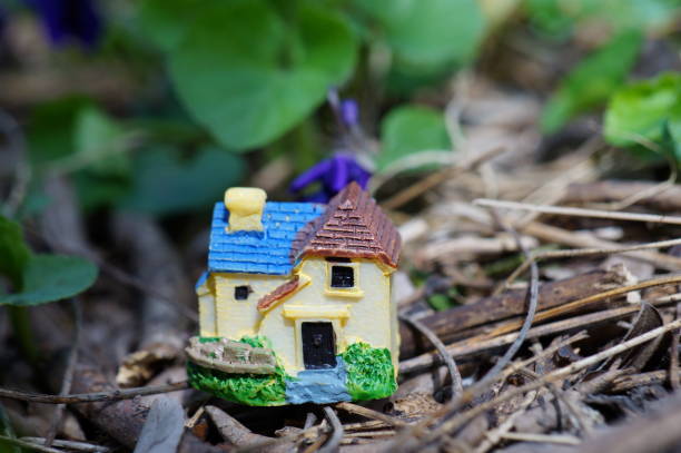 istock A toy little house. 2152697660