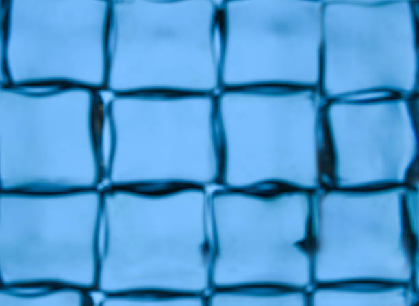 Blurred background of ice cubes.