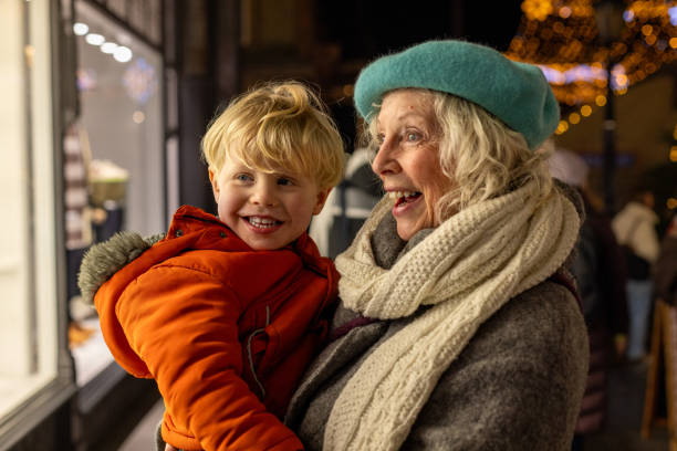 istock Christmas Present Shopping with Grandma 2152701057