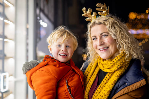 istock Christmas Shopping with My Boy 2152701143