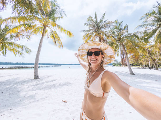 istock Joyful Selfie on a Tropical Beach 2152703866