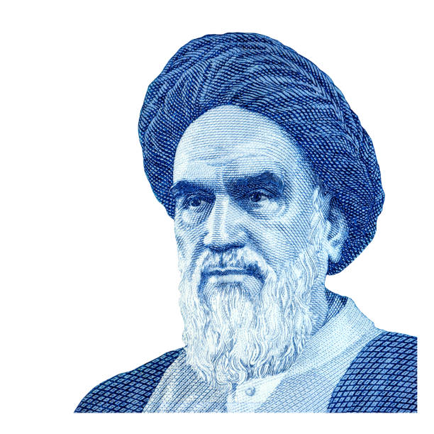 istock Ayatollah Ruhollah Khomeini. Portrait from Iran Banknotes 2152705791