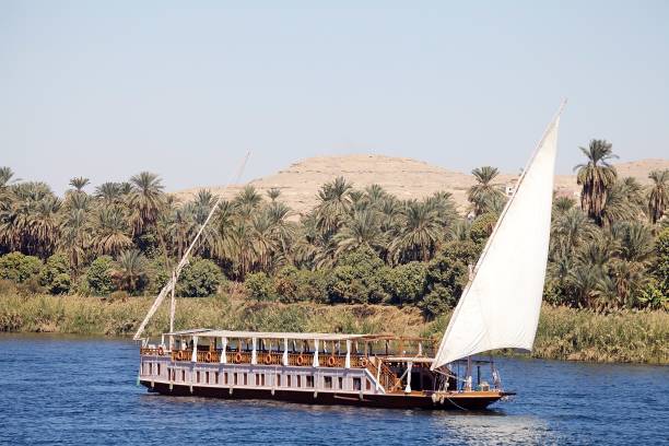 istock Nile cruises by dahabeah along the Nile river between Luxor and Aswan, Egypt 2152706133