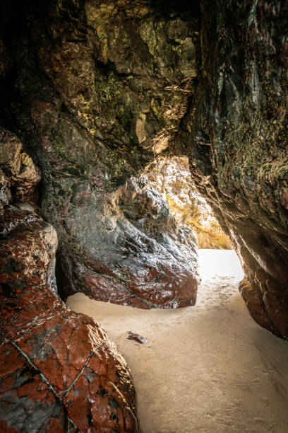 Kynance Cove Caves in Cornwall