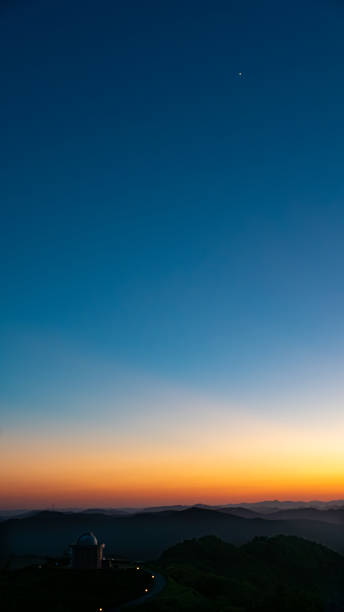 istock Observatory and Venus in the evening view 2152712269
