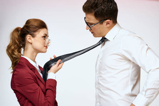 istock man and woman work colleagues officials communication light background 2152720020
