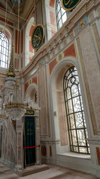 istock Interior of Grand Mecidiye mosque in Istanbul 2152722583