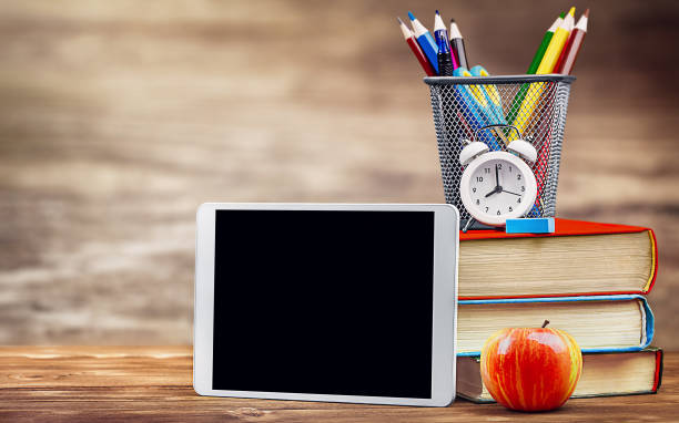School supplies. Education concept. Copy space.