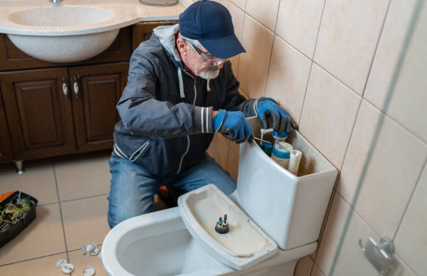 istock Plumbing Repair Service In A Bathroom 2152727228