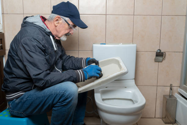 istock Plumbing Repair Service In A Bathroom 2152727522
