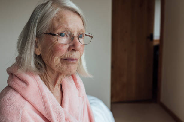 Contemplating Senior Woman