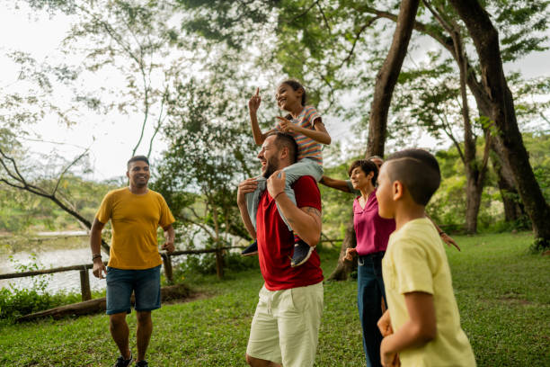 istock Family a having fun on the public park 2152730890