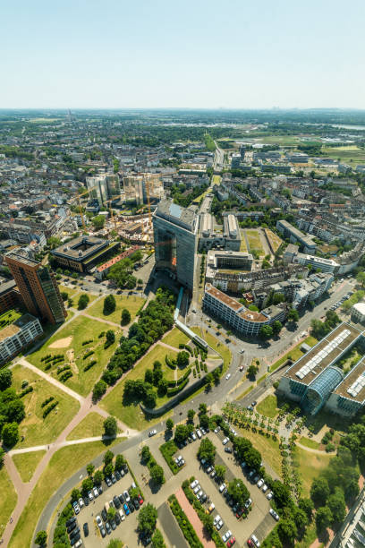istock View from the TV Tower Rheinturm in Dusseldorf, Germany 2152737391