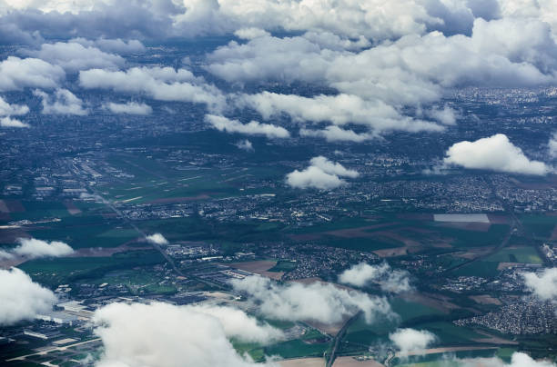 istock View of the sky from an airplane 2152737471