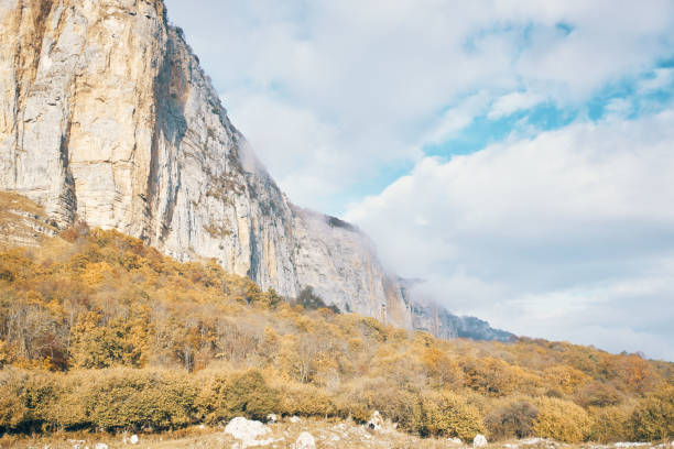 nature clouds travel mountains landscape fresh air. High quality photo