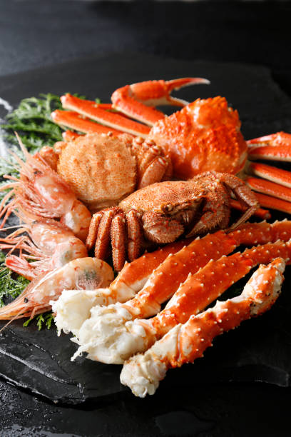 istock King crab, hairy crab, snow crab, button shrimp 2152745978
