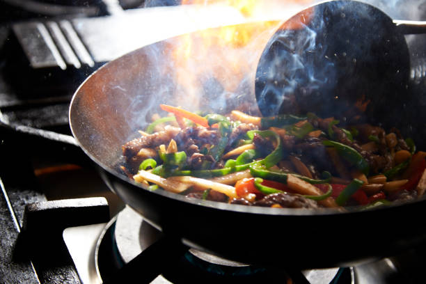 istock Make green pepper and pork stir fry 2152748468